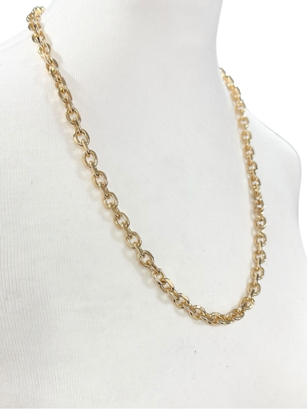 18K Gold Plated 23.5” Chain Necklace - Picture 3 of 8